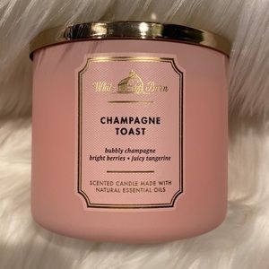🥂”CHAMPAGNE TOAST” BBW / WB, 3-Wick Scented Candle, 14.5 oz / 411 g, NWT